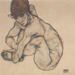 Egon Schiele – Sitting Feminine Act