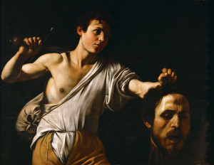 David con la cabeza de Goliat, Caravaggio.