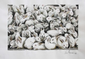 Conejos blancos, de Victor Solana Espinosa