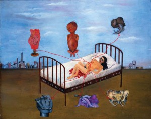 La cama volando, Hospital Henry Ford, Frida Kahlo  (1932.)