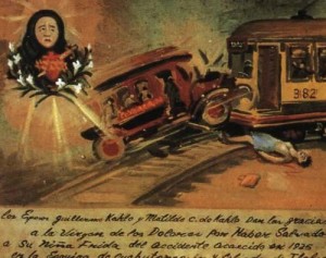 "Retablo" , Exvoto Frida Kahlo, retocado  en 1940