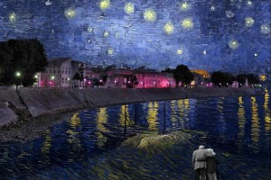 Noche estrellada sobre el ródano - VIncent Van Gogh