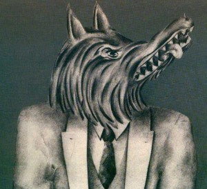 El lobo hombre - Ilustración cuentos de Boris Vian
