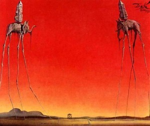 Los Elefantes - Salvador Dalí