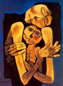 Madre e hijo - Oswaldo Guayasamin