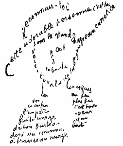Calligramme, Guillaume Apollinaire