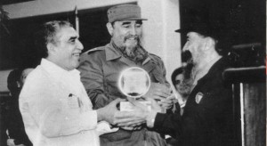 Birri y Fidel Castro