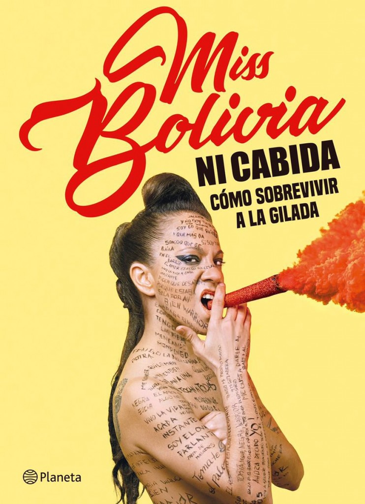 Miss Bolivia. Tapa de libro.