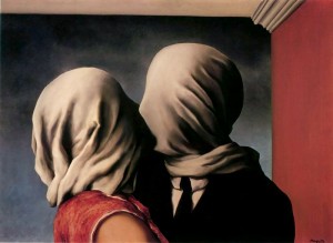 René Magritte. Los amantes