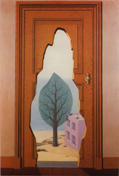 Rene Magritte. "The Amorous Perspective", 1935. 