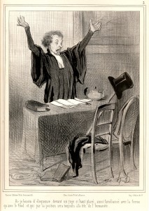 Honoré Daumier, La comedia humana, Nº 3 (litografía)