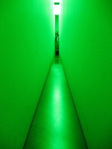 Intervención lumínica - Guggenheim