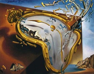 Salvador Dalí - Reloj blando en el momento de su primera explosión (1954)