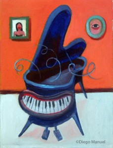 "Piano mascota" de Diego Manuel