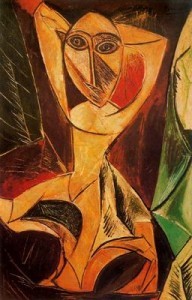 "La bailarina de avignon"de Pablo Picasso