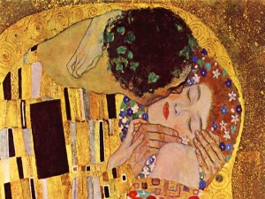 "El beso" de Gustav Klimt
