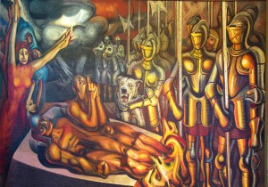 Tormento de Cuauhtémoc - David Alfaro Siqueiros