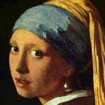 portada. la joven de la perla. J. Vermeer