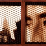 Imagen 09 – Luis Gonzalez palma -Tensiones hermeticas -seleccion- fotografia analogica con malla metalica 100x15cm 1997 –
