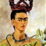 autorretrato con trenza