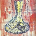 frida_piesparaqueosquiero dibujo de su diario 1953