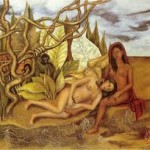 two nudes on teh forest