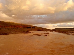 Rio turbulento