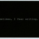 Grada kilomba. «Sometimes I fear wrtiting». Impresión de pantalla del video «Mientras escribo»