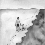 berti3. TrochePadre e hijo en la playa001