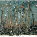 Margarethe. Acrílico-emulsión-paja sobre lienzo 280x400cm 1981