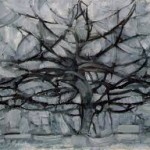 maru14 , el árbol gris Piet Mondrian