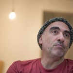 REP en su estudio. Foto: Diego Grispo.