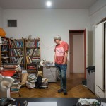 REP en su estudio. Foto: Diego Grispo.