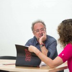 Zimmerman con el Anartista. Foto: Diego Grispo.