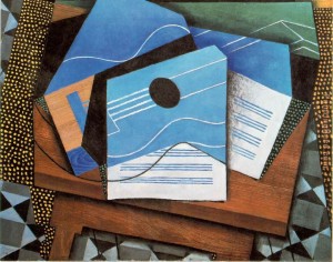 Guitar on a Table - Juan Gris