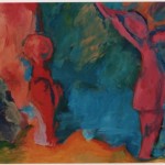 La fuente de vida. Pintura acrílica sobre tela