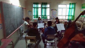 En la Orquesta Escuela Berisso