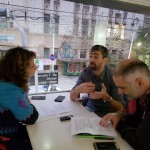 Juan Manuel Herbella con el Anartista