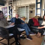 Oscar Pintor con el Anartista. Fotografía: Carolina Diéguez.