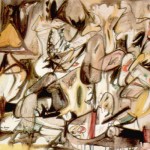 Arshile Gorky.  «La hoja de la alcachofa es un búho.» 1944.