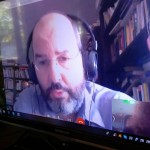 Eduardo Lalo en la entrevista con el Anartista.