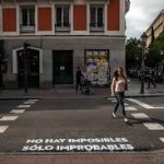 Intervención urbana, calles de Madrid.