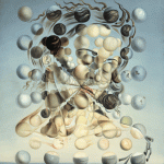 Salvador Dalí. Gala Placidia. Galatea de esferas, 1952.