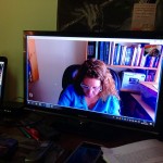 Cecilia Larrabure en diálogo con el Anartista.