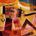 Xul Solar. «Tú y yo» Acuarela sobre papel, 1923.