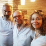 Ezequiel Fernández Moores. con el Anartista.