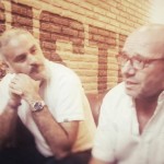 Ezequiel Fernández Moores con Nicolás Sada (el Anartista).