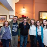 Claudio Gallardou con el Anartista. Fotografía. Diego Grispo.