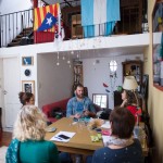 Benjamín Ávilacon el Anartista. Fotografía: Diego Grispo.