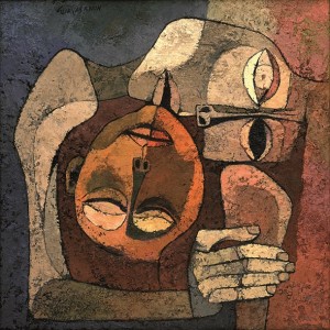 El abrazo - Oswaldo Guayasamín